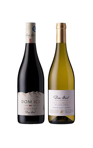 Fevereiro/24 - Dom Brial Dom ICI IGP Côtes Catalanes 2022 e Dom Brial Les Camines Blanc IGP Côtes Catalanes 2022