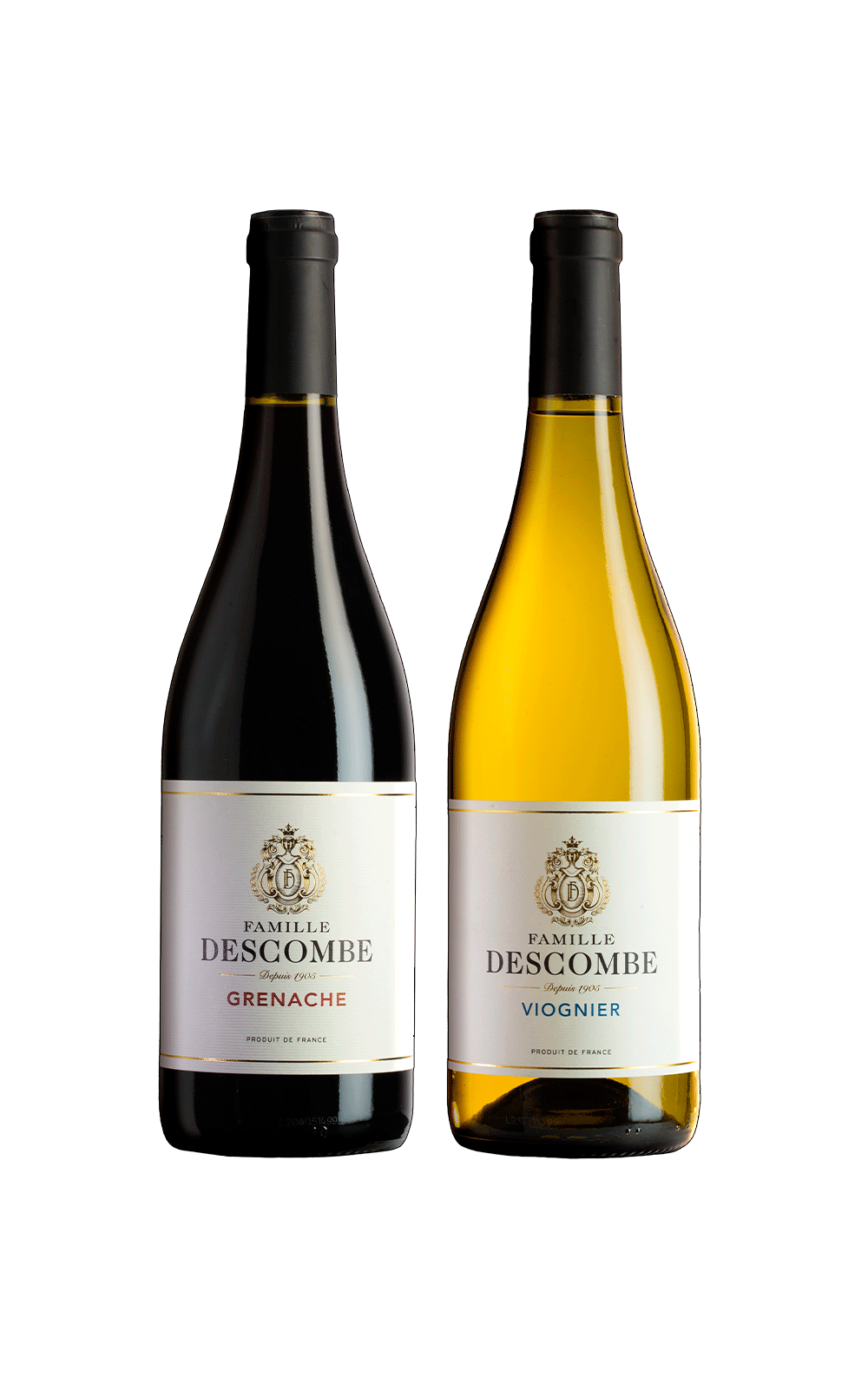 Maio/24 - Famille Descombe Grenache Vin De France 2021 e Famille Descombe Viognier Vin De France 2022