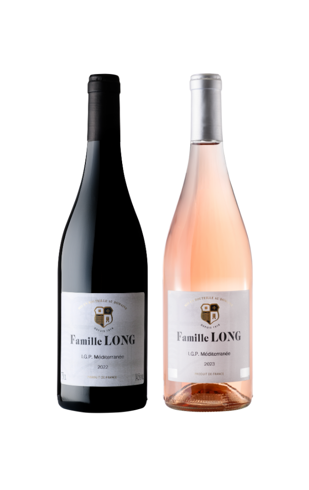 Julho/24 - Famille Long Tinto 2022 e Famille Long Rosé 2023