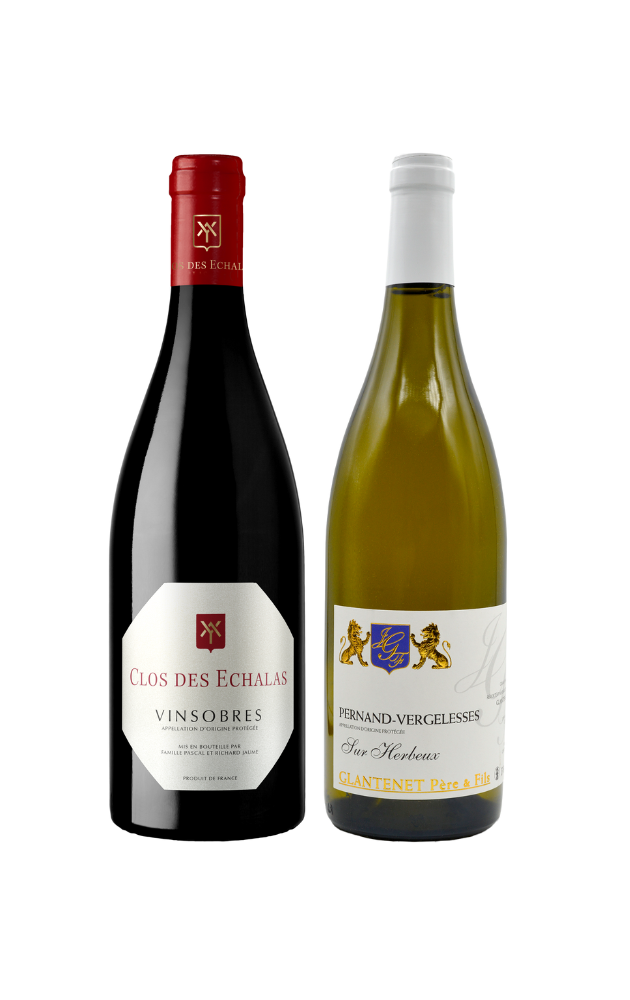 Agosto/24 - Famille Jaume Clos des Echalas 2019 e Domaine Glantenet Pernand Vergelesses Branco 2022