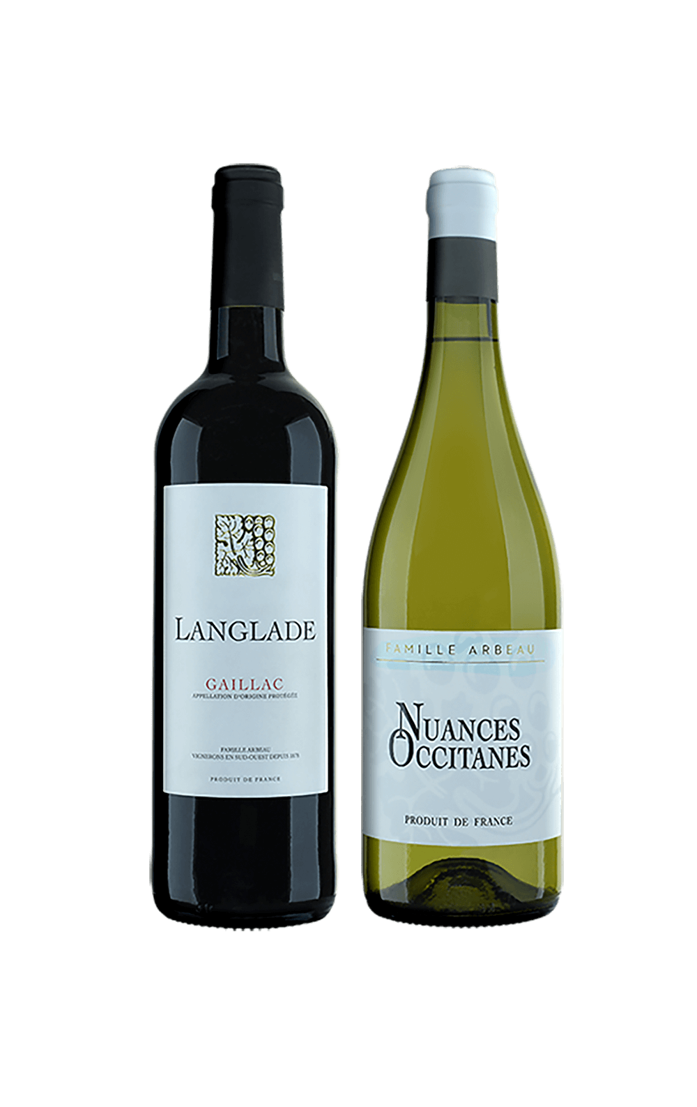 Fevereiro/25 - Famille Arbeu Nuances Occitanes 2023 e Famille Pages Langlade Gaillac 2022