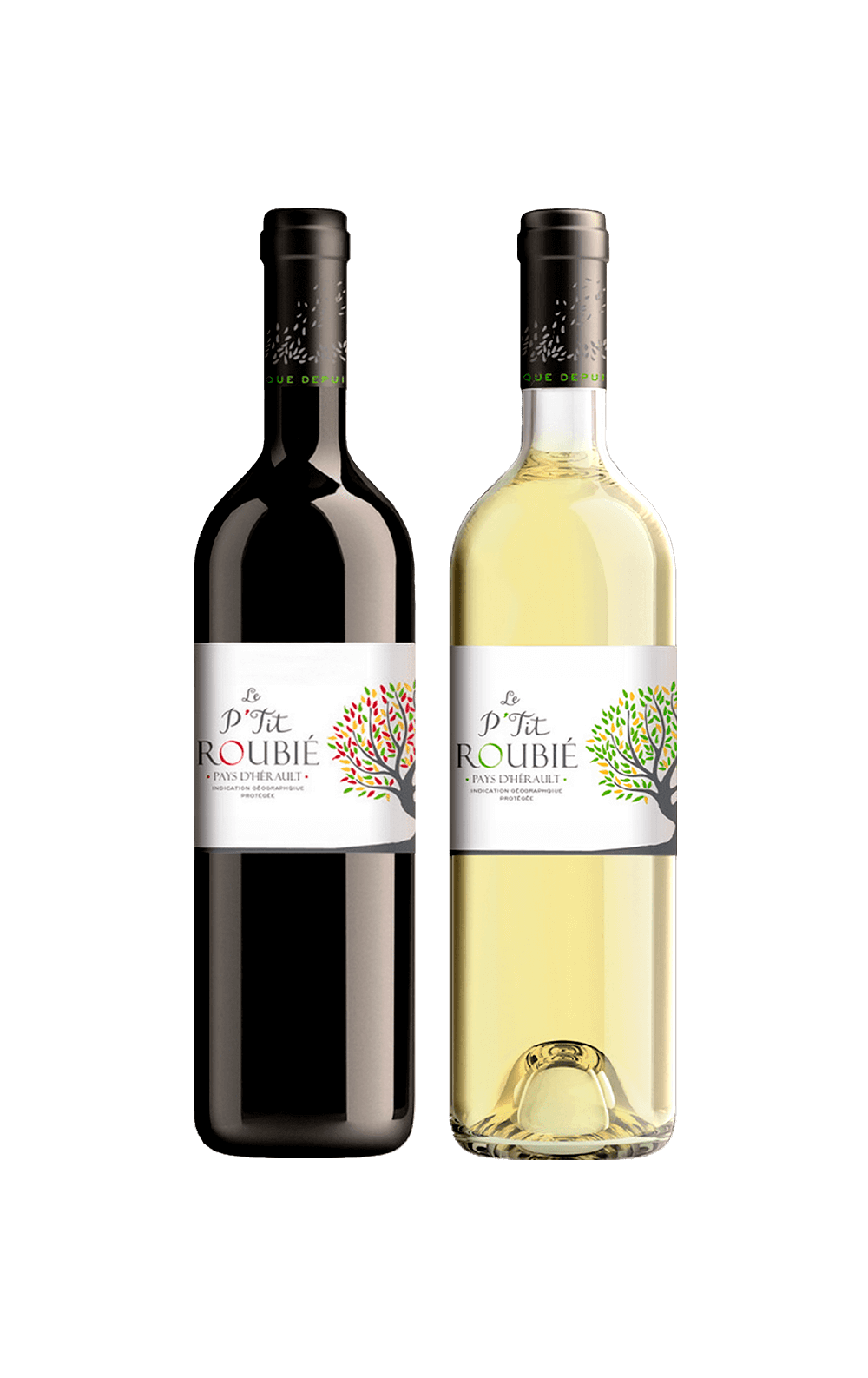 Março/25 - Domaine de Petit Roubié Pays d’Hérault Tinto 2022 e Domaine de Petit Roubié Pays d’Hérault Branco 2023