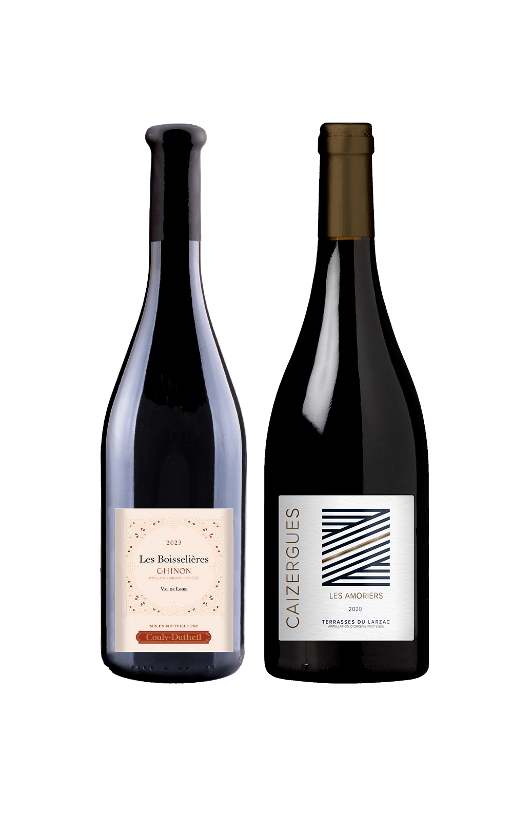 Abril/25 - Domaine Les Caizergues Les Amoriers 2020 e Domaine Couly Dutheil Les Boisselières 2023