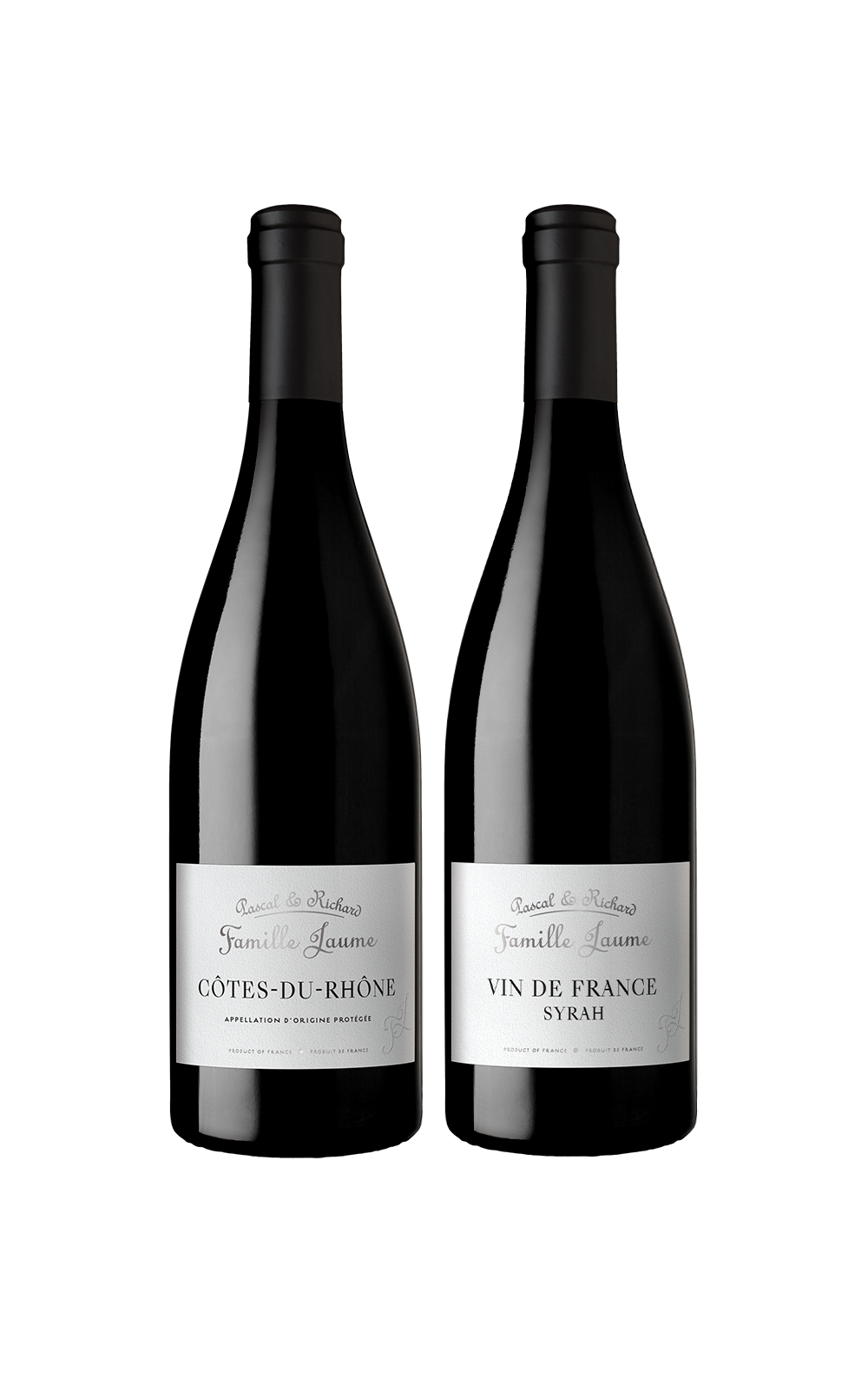 Agosto/25 - Famille Jaume Côtes du Rhône 2023 e Famille Jaume Syrah 2024