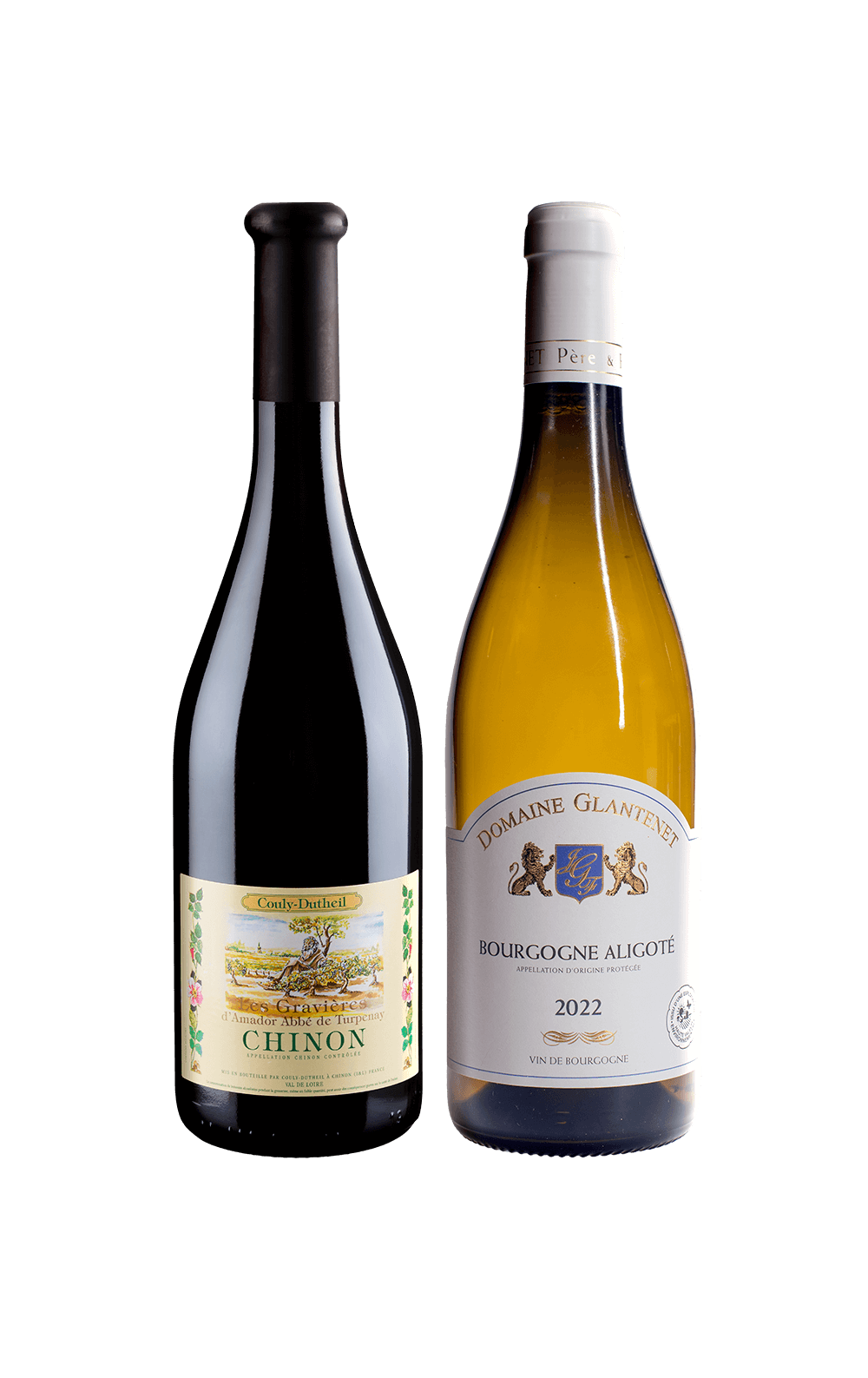 Outubro/25 - Domaine Glantenet Bourgogne Aligoté 2022 e Domaine Couly Dutheil Les Gravières Chinon 2023