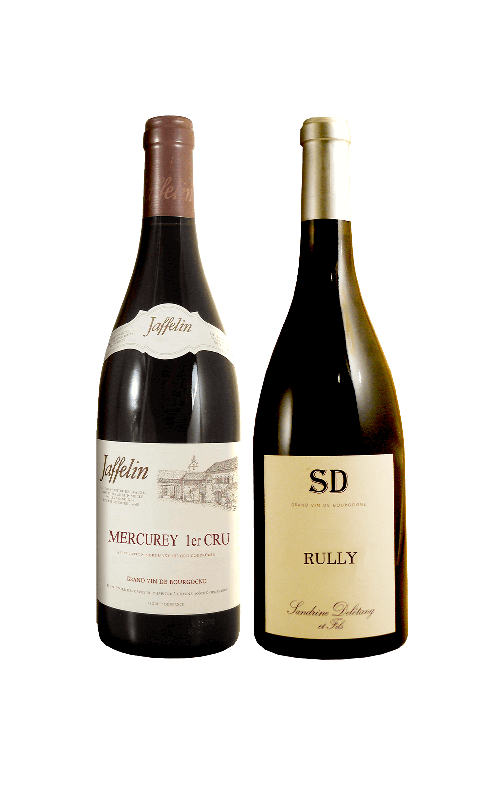 Outubro/25 - Domaine Sandrine Deletang Rully 2021 e Maison Jaffelin Mercurey 1er Cru 2021