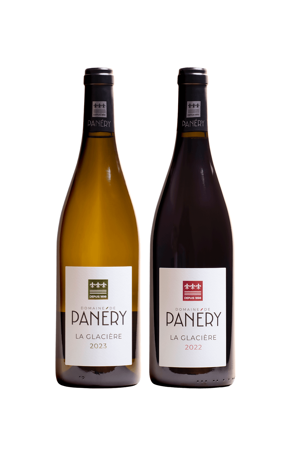 Novembro/25 - Domaine de Panéry La Glacière Chardonnay 2023 e Domaine de Panéry La Glacière Syrah e Merlot 2022