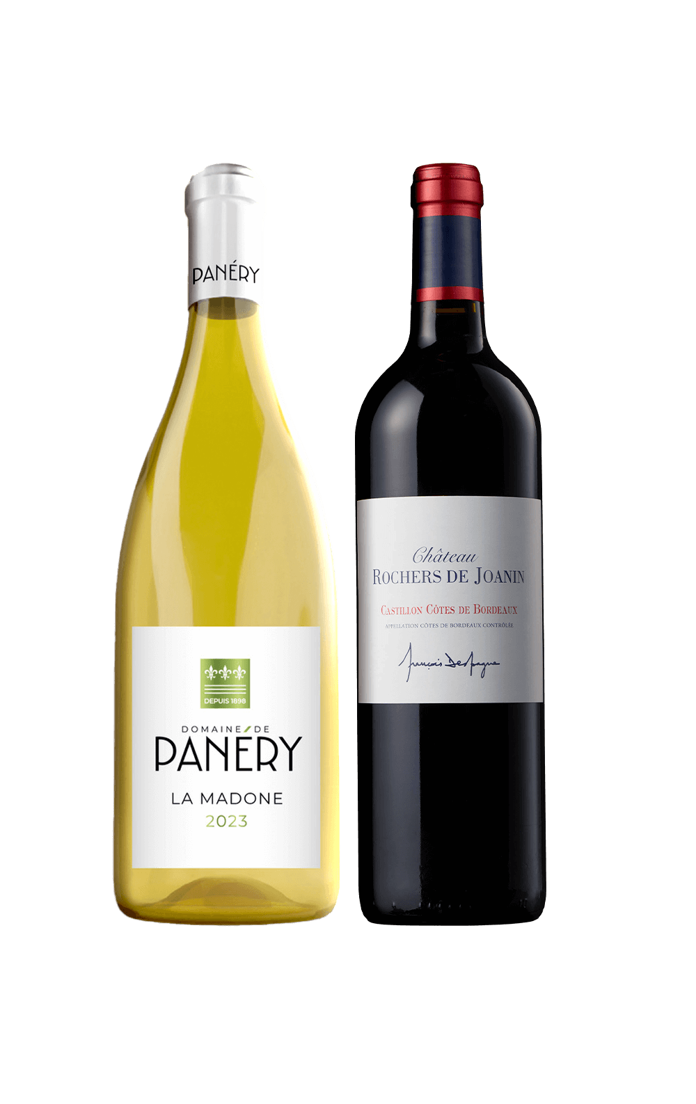 Novembro/25 - Domaine de Panéry La Madone Branco 2023 e Château Rochers de Joanin 2022