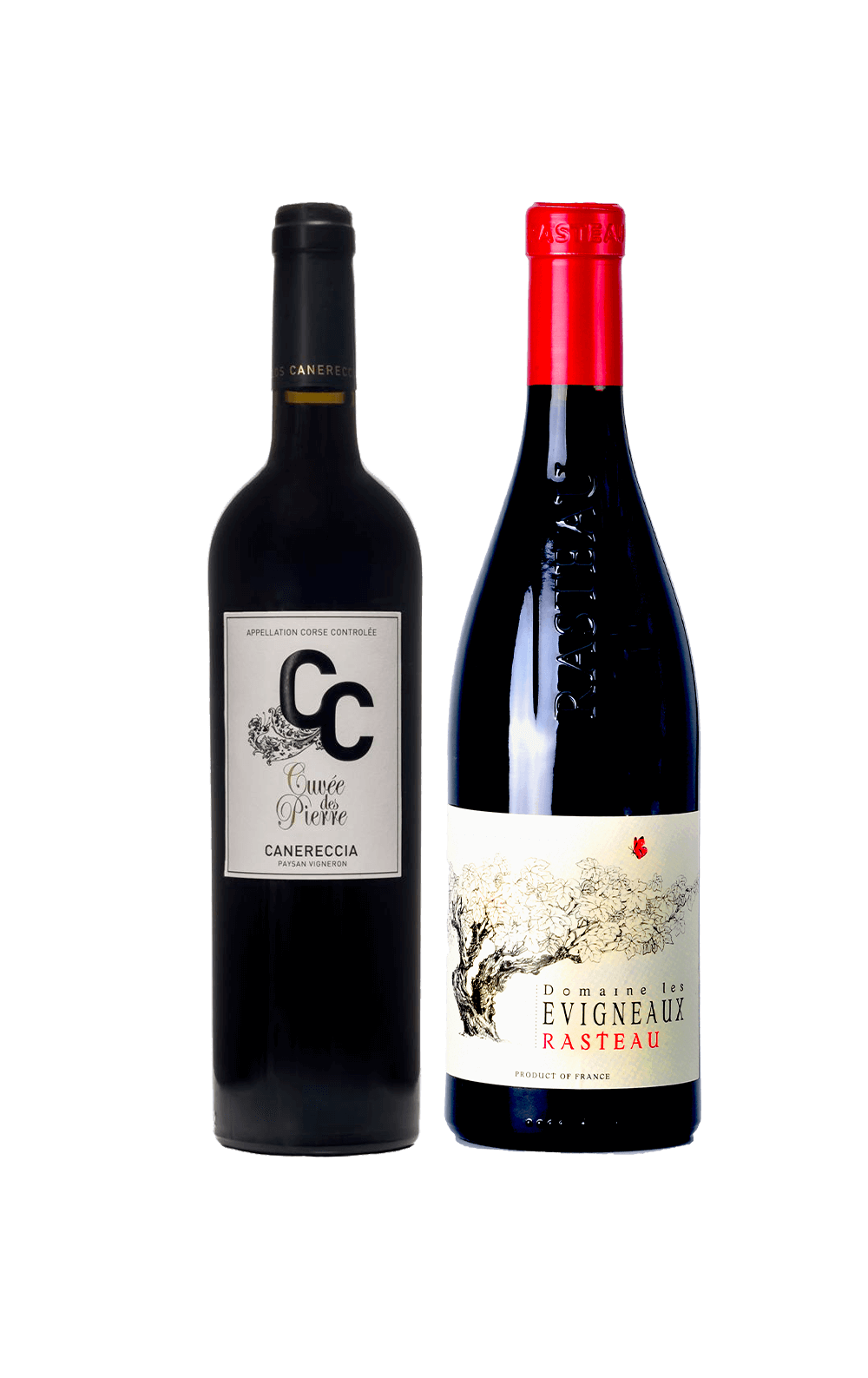 Dezembro/25 - Domaine les Evigneaux 2020 e Clos Canereccia Cuvée des Pierre 2023