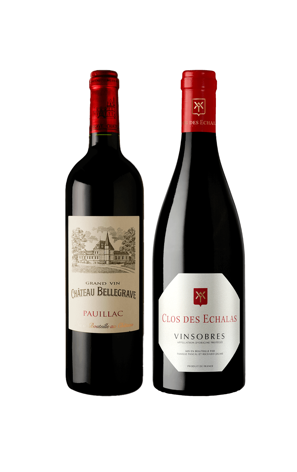Dezembro/25 - Famille Jaume Clos des Echalas 2019 e Château Bellegrave Pauillac 2020
