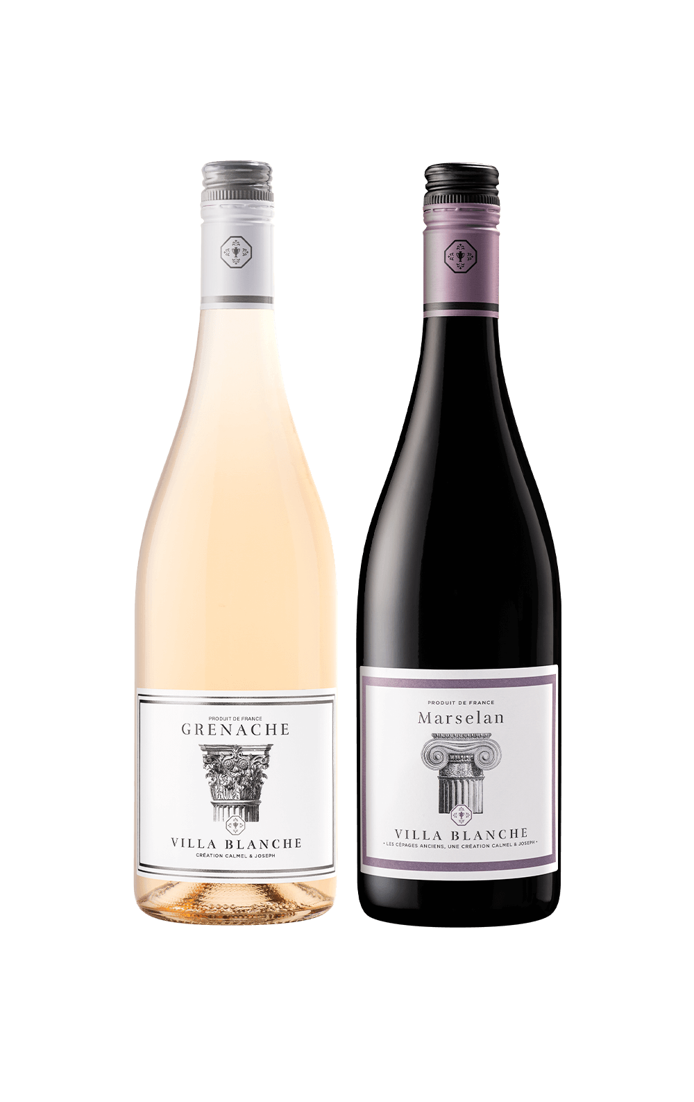 Fevereiro/26 - Calmel e Joseph Villa Blanche Marselan 2024 e Calmel e Joseph Villa Blanche Grenache Rosé 2024