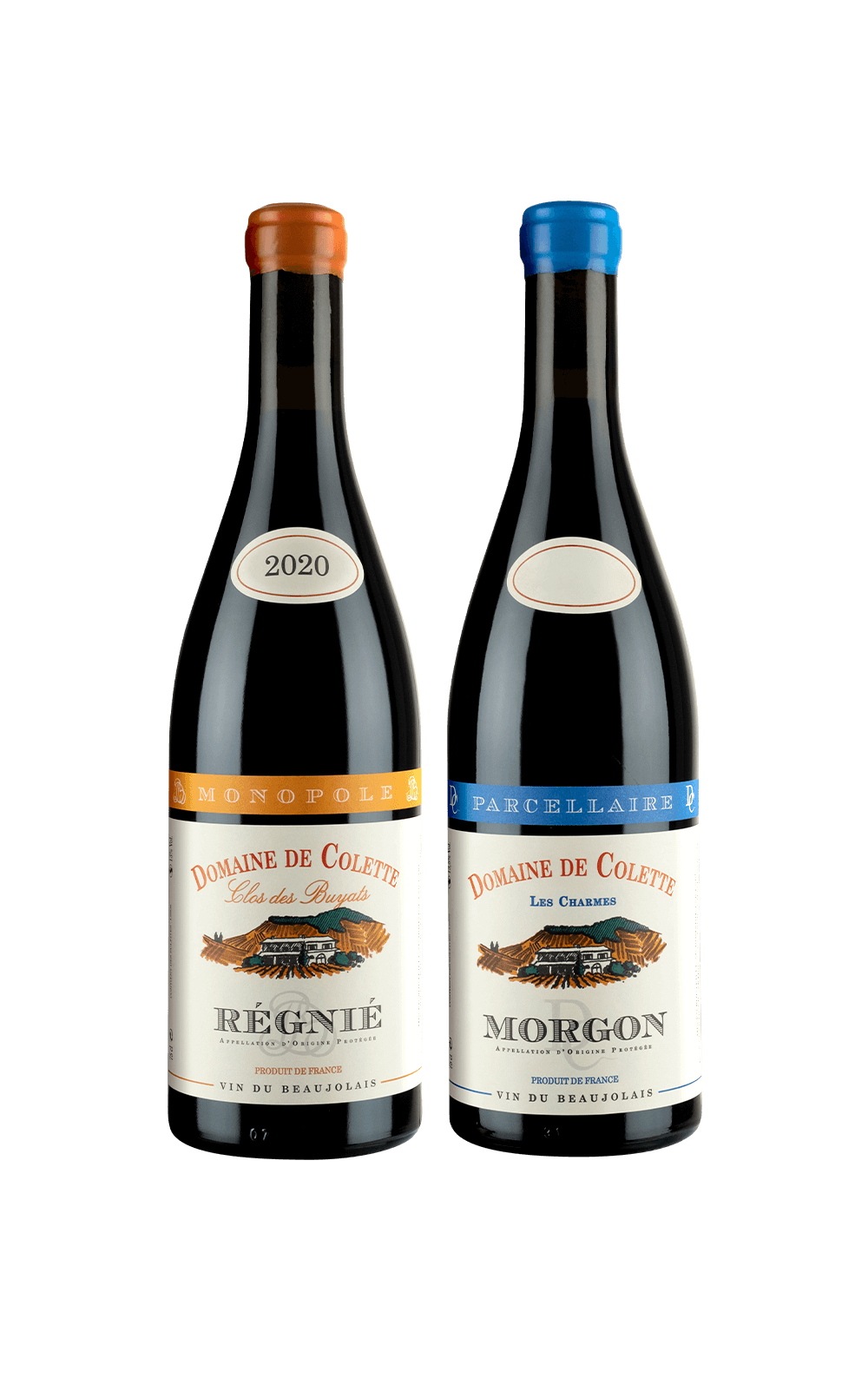 Fevereiro/26 - Domaine de Colette Régnié 2020 e Domaine de Colette Morgon 2022