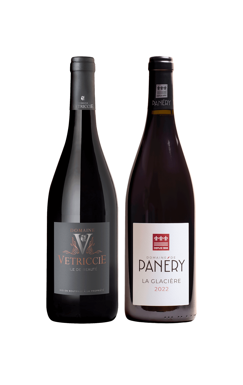 Março/26 - Domaine de Panéry La Glacière Tinto IGP Cévennes 2022 e Domaine Vetriccie IGP Île de Beauté 2024