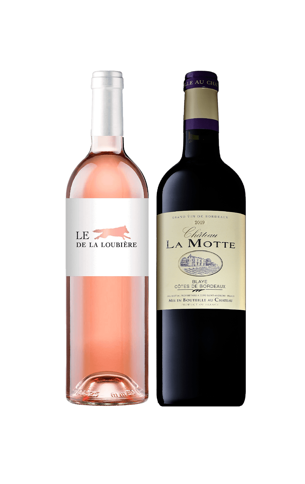 Maio/26 - Château La Motte 2020 e Le Loup de la Loubière Rosé 2024