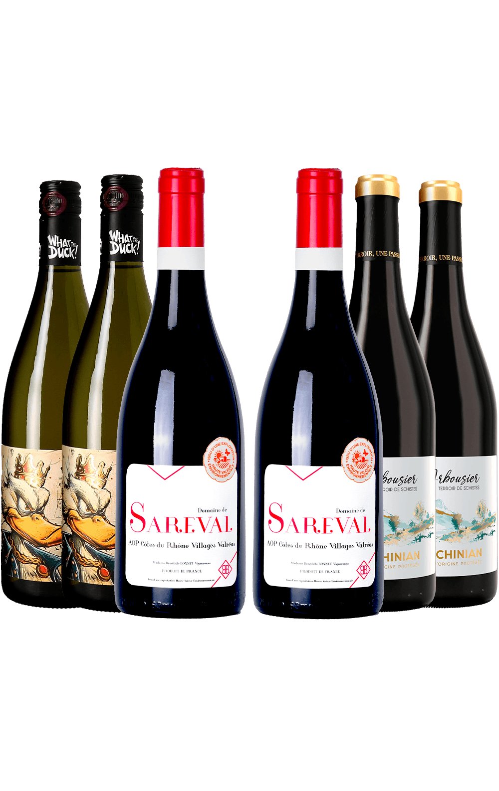 Junho/26 - Vignobles Vellas What The Duck 2025, Vignobles Vellas L’Arbousier 2024 e Domaine de Sareval 2017