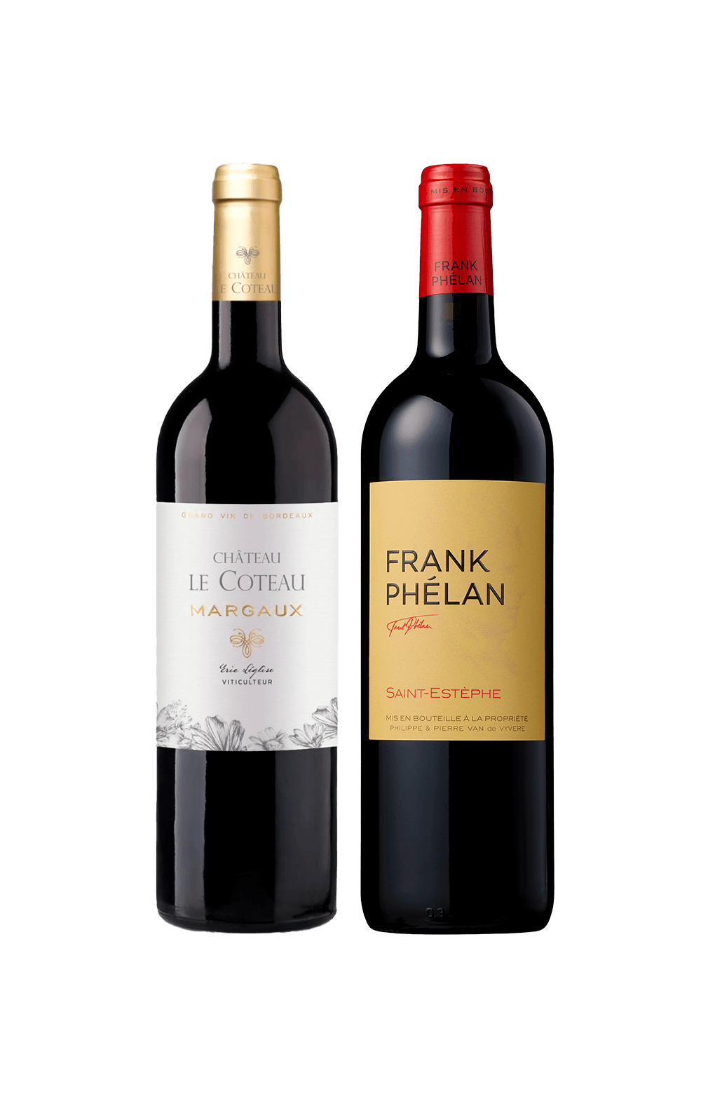 Junho/26 - Château Le Coteau Margaux 2019 e Frank Phélan Saint-Estéphe 2018