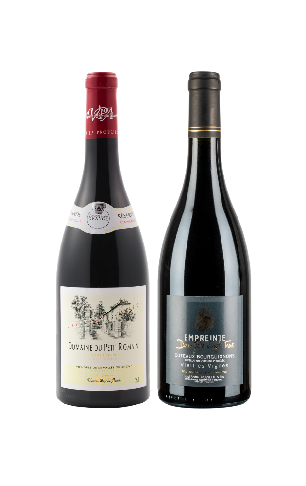 Maio/26 - Domaine du Petit Romain Tinto 2022 e Domaine Brossette Coteaux Bourguignon 2023